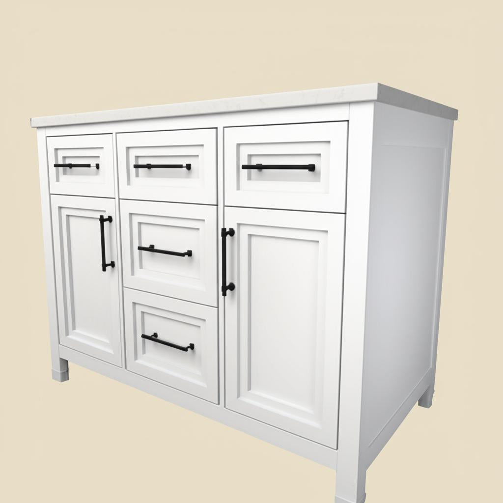 Home Decorators Collection Mayfield 42-inch Single Sink Bathroom Vanity in White