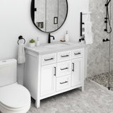 Home Decorators Collection Mayfield 42-inch Single Sink Bathroom Vanity in White