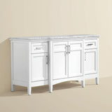 Home Decorators Collection Sassy 72-inch Single Sink Vanity with Carrara Marble Top