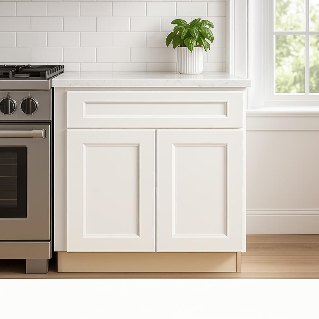 Home Decorators Collection Newport Pacific White Kitchen Base Cabinet