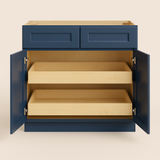 Home Decorators Collection Newport Mythic Blue Kitchen Base Cabinet