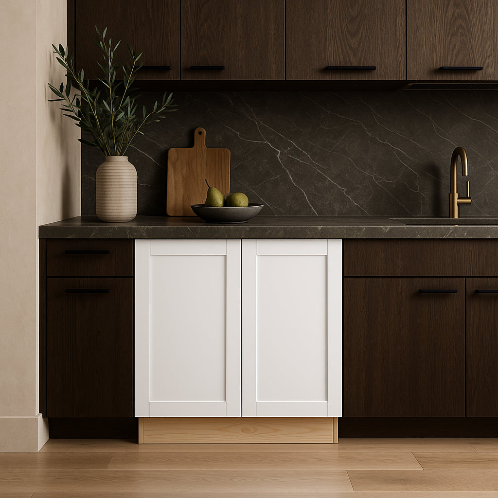 Home Decorators Collection Washington Vesper White Shaker Base Kitchen Cabinet