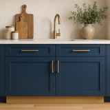 Home Decorators Collection Washington Vessel Blue Shaker Base Cabinet