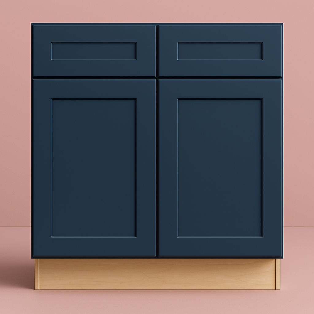 Home Decorators Collection Newport 36" Mythic Blue Kitchen Cabinet