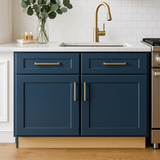 Home Decorators Collection Newport 36" Mythic Blue Kitchen Cabinet