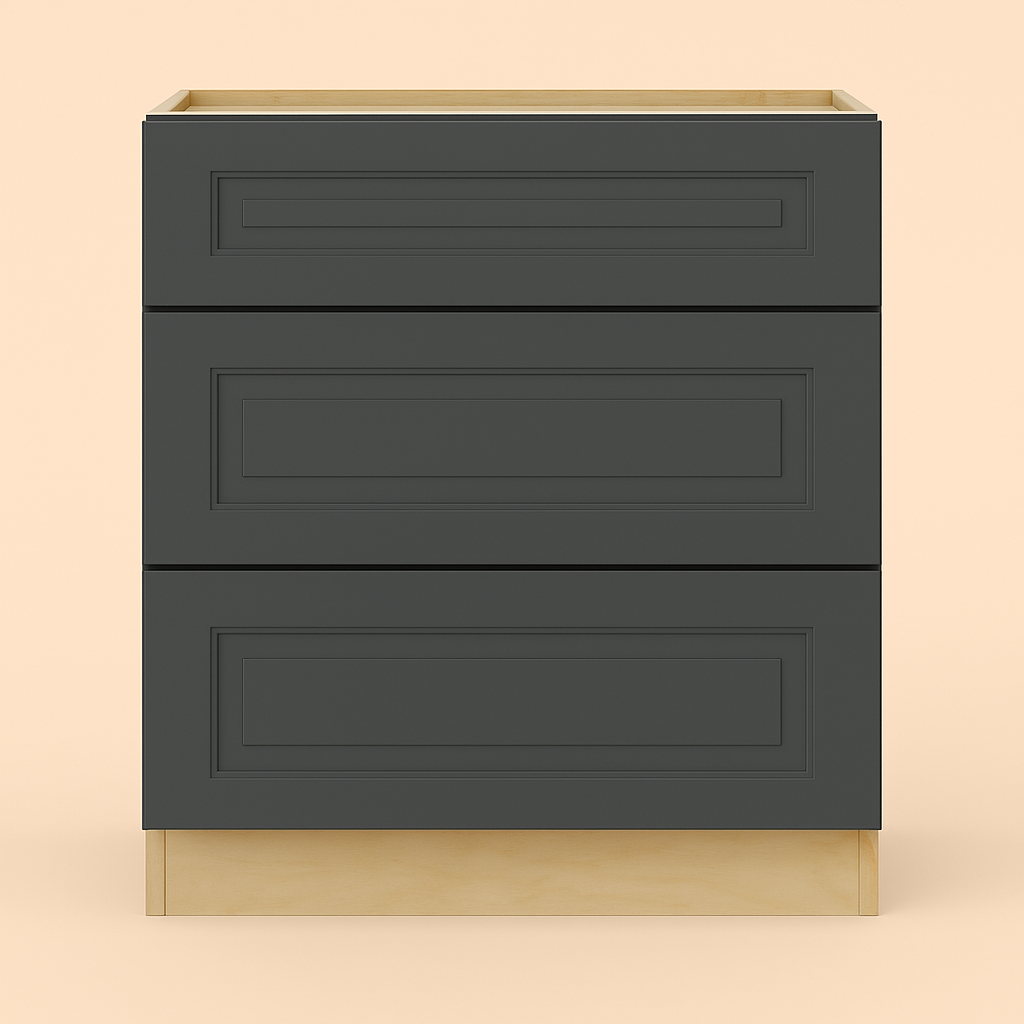 Home Decorators Collection Grayson 30" Cooktop Base Cabinet in Deep Onyx