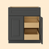 Home Decorators Collection Grayson 24" Base Kitchen Cabinet in Deep Onyx