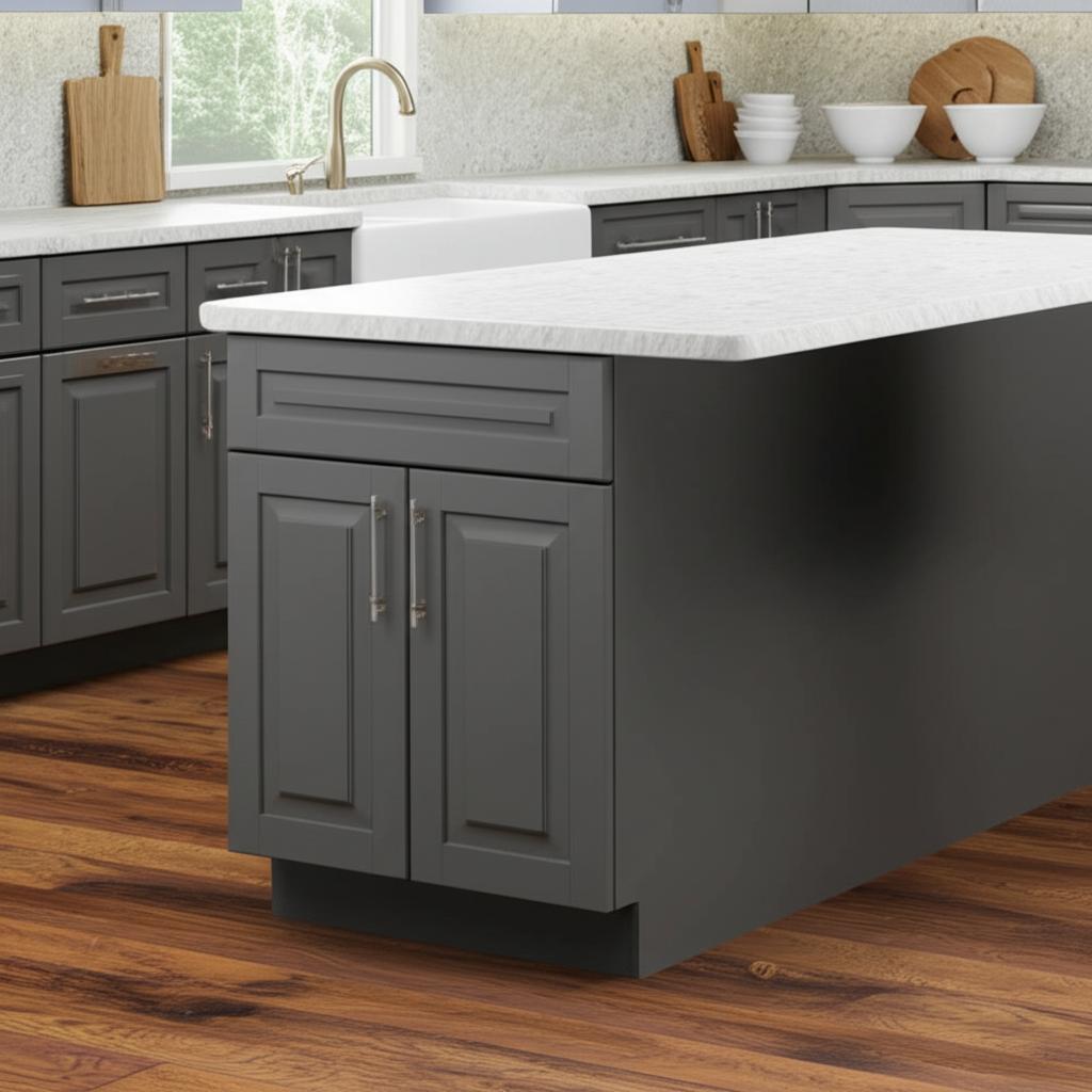 Home Decorators Collection Grayson 24" Base Kitchen Cabinet in Deep Onyx