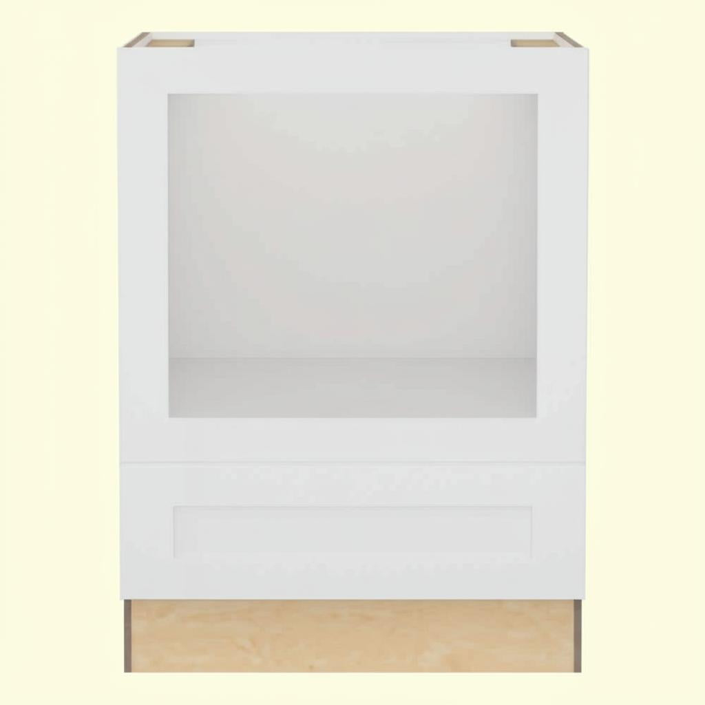 Home Decorators Collection Newport 24 in. Microwave Base Cabinet - Pacific White