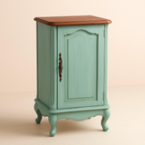 Home Decorators Collection Provence 18 in. W x 16 in. D x 34 in. H Blue Freestanding Linen Cabinet