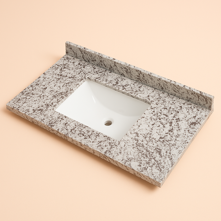 Home Decorators Collection Bianco Antico Vanity Top with White Sink