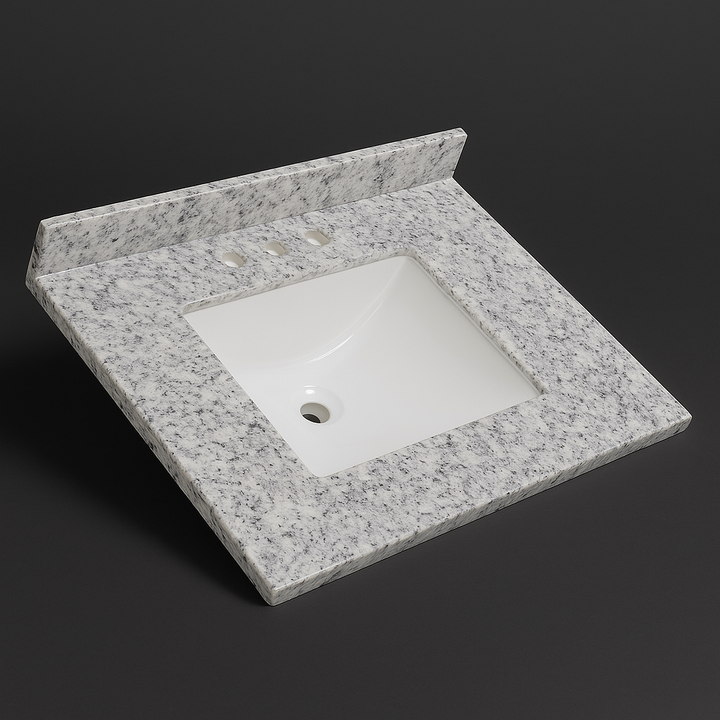 Home Decorators Collection 31-inch Cultured Marble Vanity Top in Everest with White Sink
