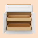 Home Decorators Collection Washington Vesper White Shaker Base Kitchen Cabinet