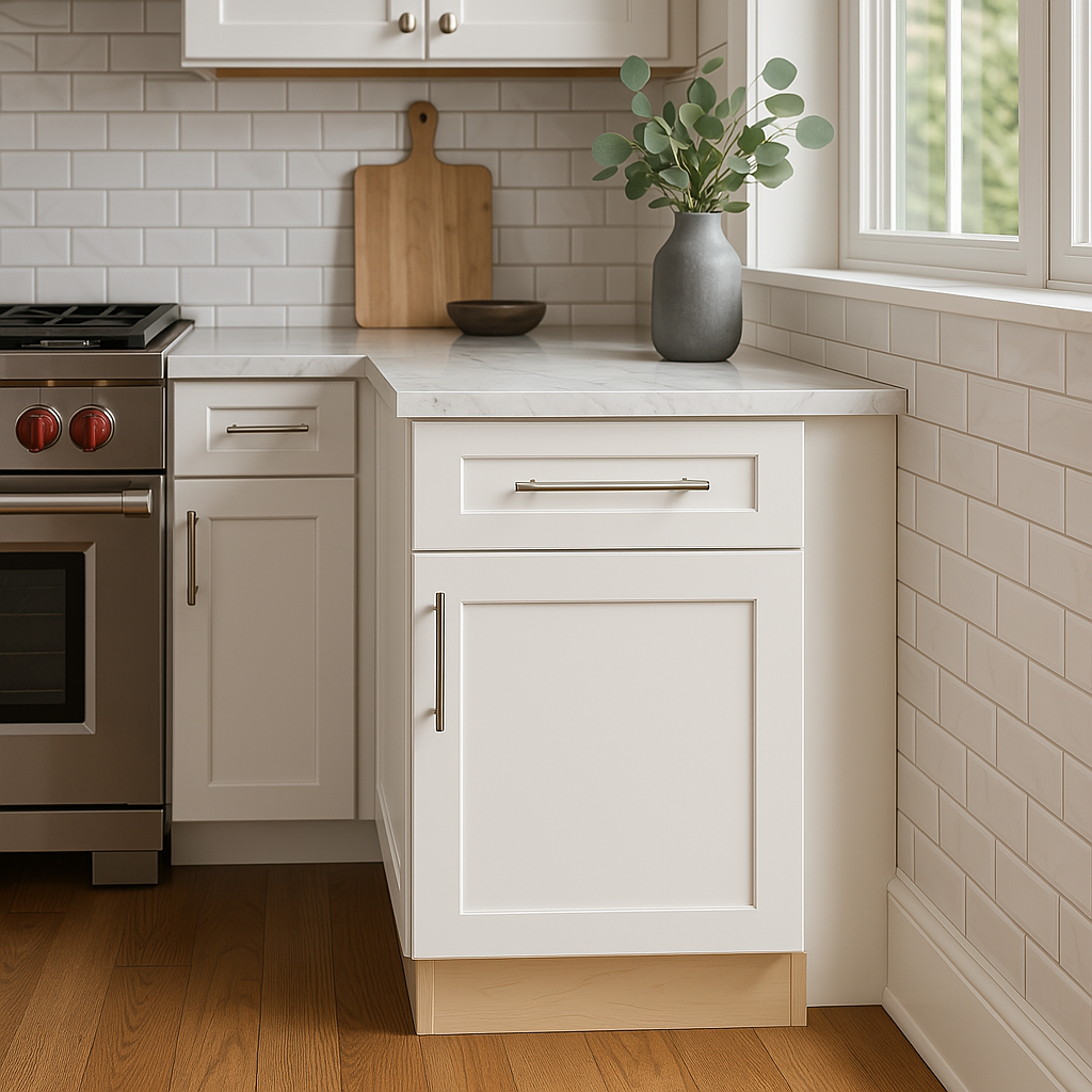 Home Decorators Collection Vesper White Shaker Base Kitchen Cabinet