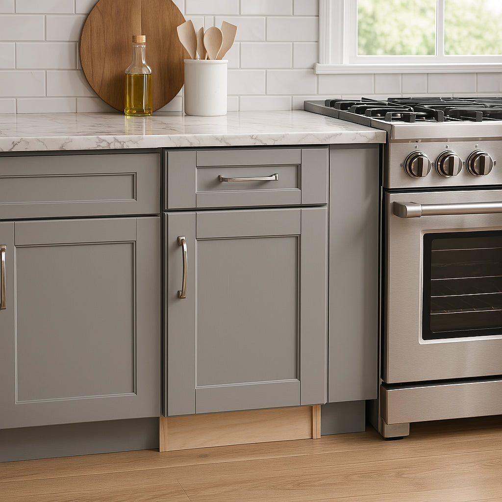 Home Decorators Collection Washington Veiled Gray Shaker Base Kitchen Cabinet