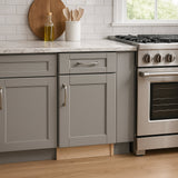 Home Decorators Collection Washington Veiled Gray Shaker Base Kitchen Cabinet
