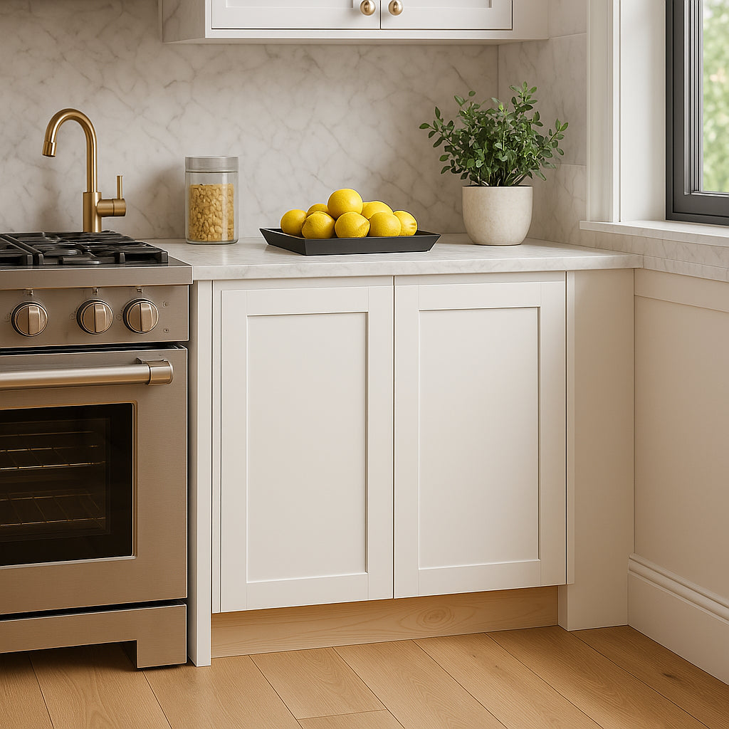 Home Decorators Collection Washington Vesper White Shaker Base Kitchen Cabinet