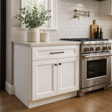 Home Decorators Collection Newport 24 in. W x 24 in. D x 34.5 in. H Assembled Plywood Base Kitchen Cabinet in Pacific White with Utility Soft Close