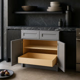 Home Decorators Collection Washington Veiled Gray Shaker Base Cabinet