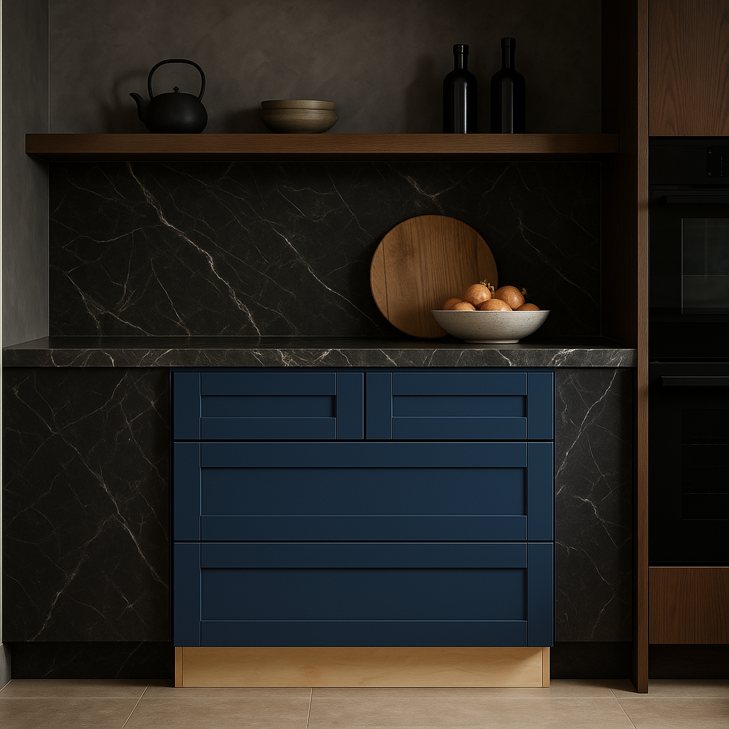 Home Decorators Collection Washington Vessel Blue Cooktop Base Cabinet
