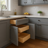 Home Decorators Collection Washington Veiled Gray Shaker Base Kitchen Cabinet
