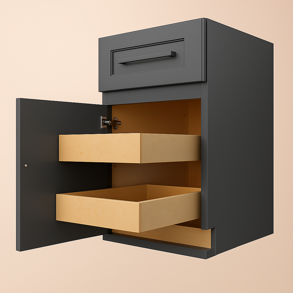 Home Decorators Collection Grayson Deep Onyx Kitchen Cabinet