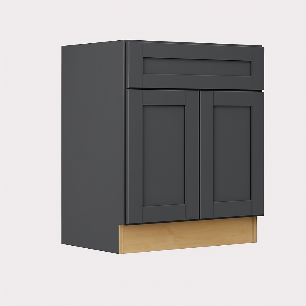 Home Decorators Collection Washington 30-Inch Onyx Kitchen Cabinet