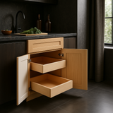 Home Decorators Collection Washington Oak Base Kitchen Cabinet with Soft Close Doors