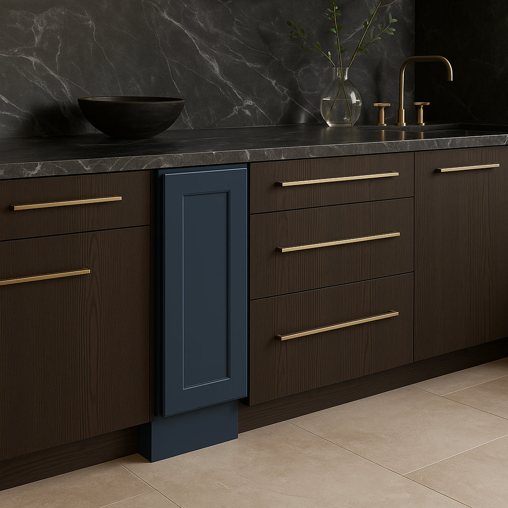 Home Decorators Collection Grayson Mythic Blue Kitchen Base Cabinet