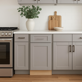 Home Decorators Collection Washington Veiled Gray Shaker Base Cabinet