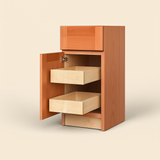 Home Decorators Collection Newport 12 in. W x 24 in. D x 34.5 in. H Assembled Plywood Base Kitchen Cabinet in Cinnamon