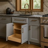 Home Decorators Collection Grayson Pearl Gray Soft Close Base Kitchen Cabinet