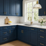 Home Decorators Collection Washington Vessel Blue Shaker Base Kitchen Cabinet