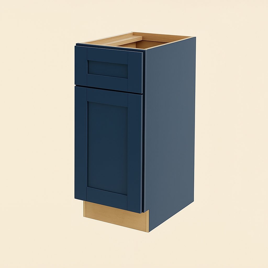 Home Decorators Collection Washington Vessel Blue Shaker Base Kitchen Cabinet