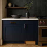 Home Decorators Collection Washington Vessel Blue Shaker Base Cabinet