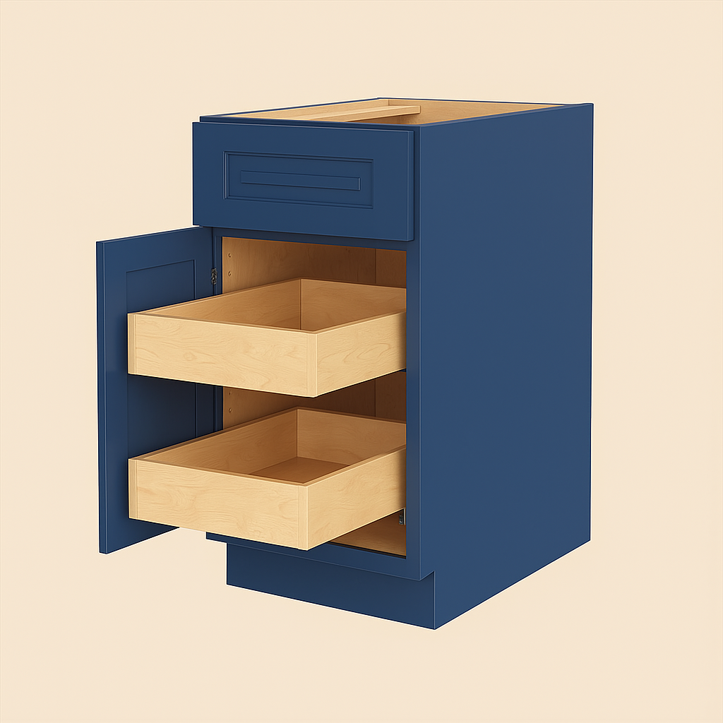 Home Decorators Collection Grayson Mythic Blue Kitchen Cabinet