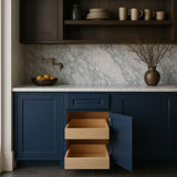 Home Decorators Collection Grayson Mythic Blue Kitchen Cabinet
