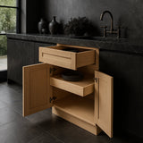 Home Decorators Collection Washington Oak Kitchen Cabinet with Soft-Close Doors