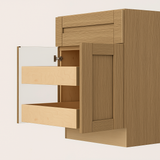 Home Decorators Collection Washington Oak Kitchen Cabinet with Soft-Close Doors