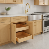 Home Decorators Collection Washington Oak Kitchen Cabinet with Soft-Close Doors
