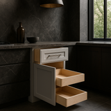Home Decorators Collection Grayson Pearl Gray Base Kitchen Cabinet