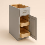 Home Decorators Collection Grayson Pearl Gray Kitchen Base Cabinet