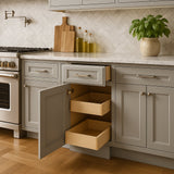 Home Decorators Collection Grayson Pearl Gray Kitchen Base Cabinet