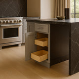Home Decorators Collection Grayson Pearl Gray Kitchen Base Cabinet