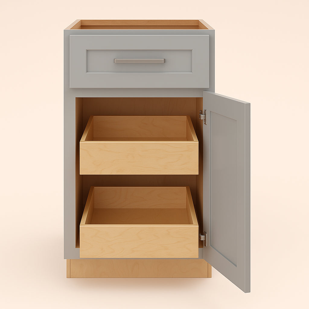 Home Decorators Collection Grayson Pearl Gray Plywood Base Kitchen Cabinet