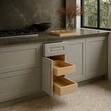 Home Decorators Collection Grayson Pearl Gray Kitchen Base Cabinet