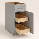 Home Decorators Collection Grayson Pearl Gray Base Kitchen Cabinet