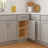Home Decorators Collection Grayson Pearl Gray Utility Base Kitchen Cabinet