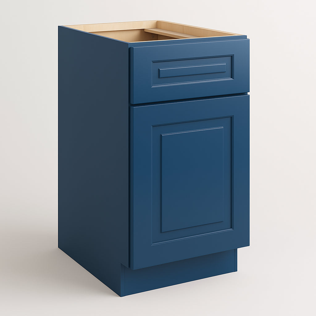 Home Decorators Collection Grayson Mythic Blue Base Kitchen Cabinet
