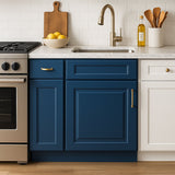 Home Decorators Collection Grayson Mythic Blue Base Kitchen Cabinet